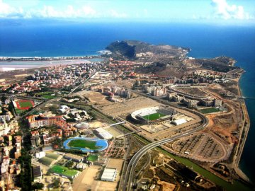 Luchtfoto van de stad - Cagliari - Sardinië - Foto by Cristiano Cani