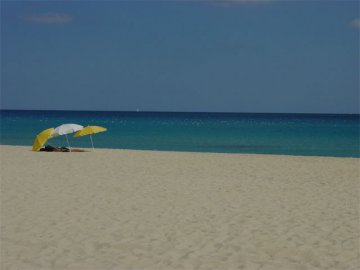 Sardinië vakantie - Zandstrand in Castiadas