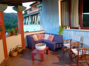 Terras - Hotel Su Lithu - Bitti - Sardinië