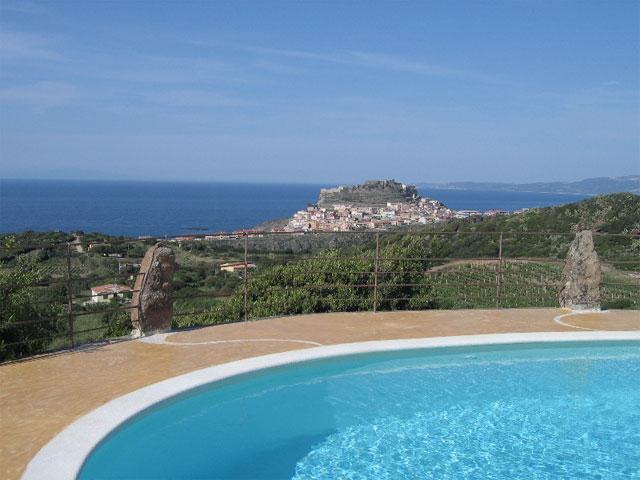Zwembad - Hotel Bajaloglia - Castelsardo - Sardinië  