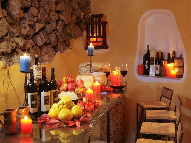 Winebar in hotel Su Gologone - Sardinie