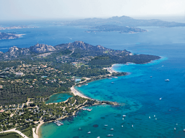 Panorama Cala di Lepre - Sardinie