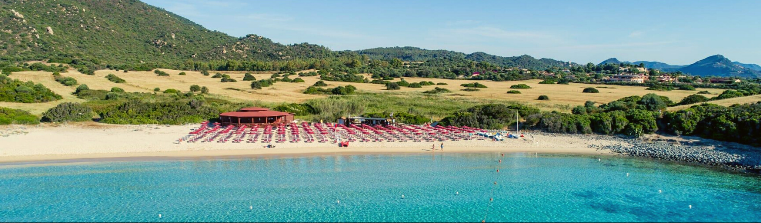Club-Hotel Sant'Elmo Beach ⛱ Castiadas, Cagliari ✓ Familien – Familienzimmer, Hunde erlaubt ✓ 400m vom Meer ✓ Strandservice