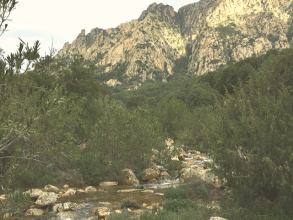 Zum Wasserfall von Piscina Irgas bei Villacidro